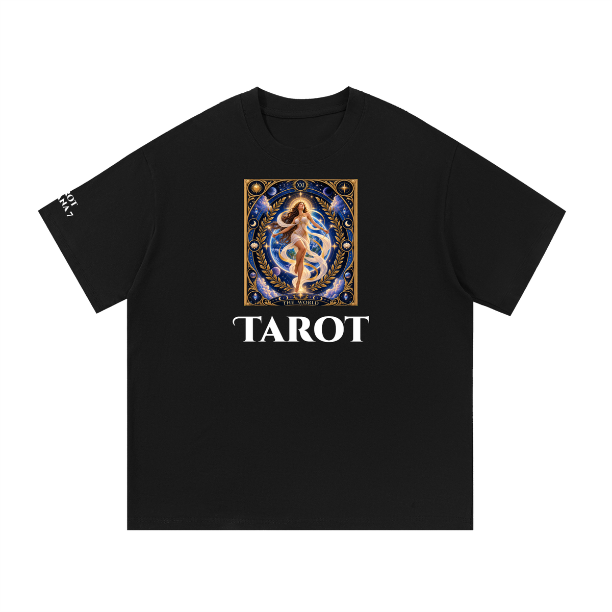 Tarot WORLD Arcana 7 Essential Cotton T-Shirt Unisex