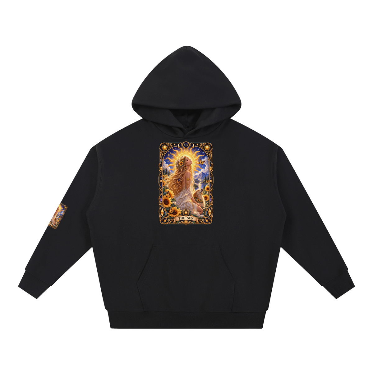 The Sun Tarot Essential Heavyweight Hoodie Unisex