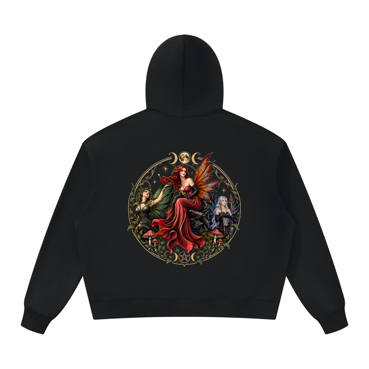 Angelic Design 1 Arcana 7 Unisex Oversized Heavyweight Hoodie