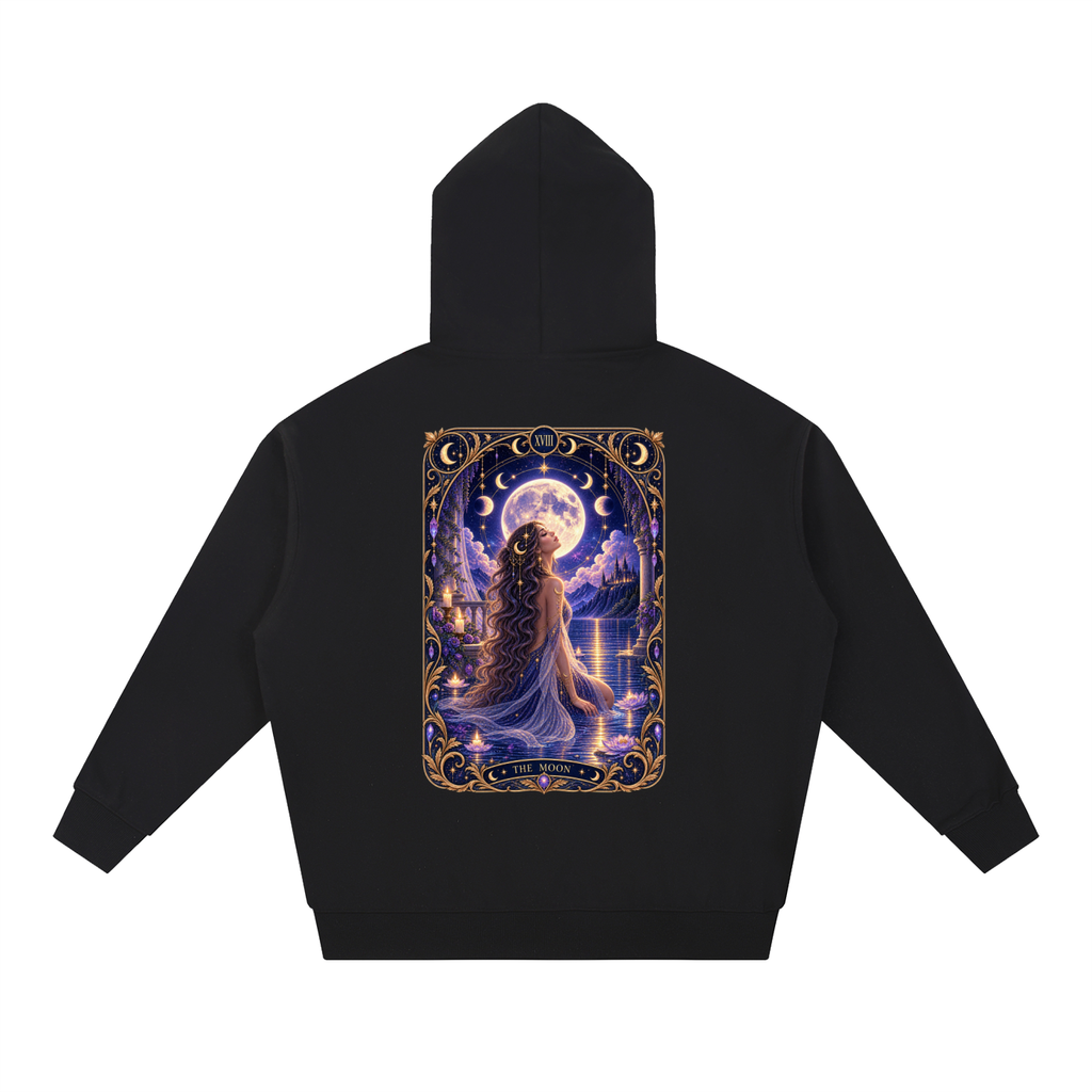 The Moon Tarot Essential Heavyweight Hoodie Unisex