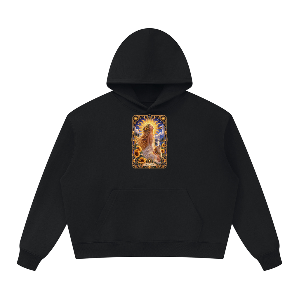 The Sun Tarot Unisex Oversized Heavyweight Hoodie Unisex