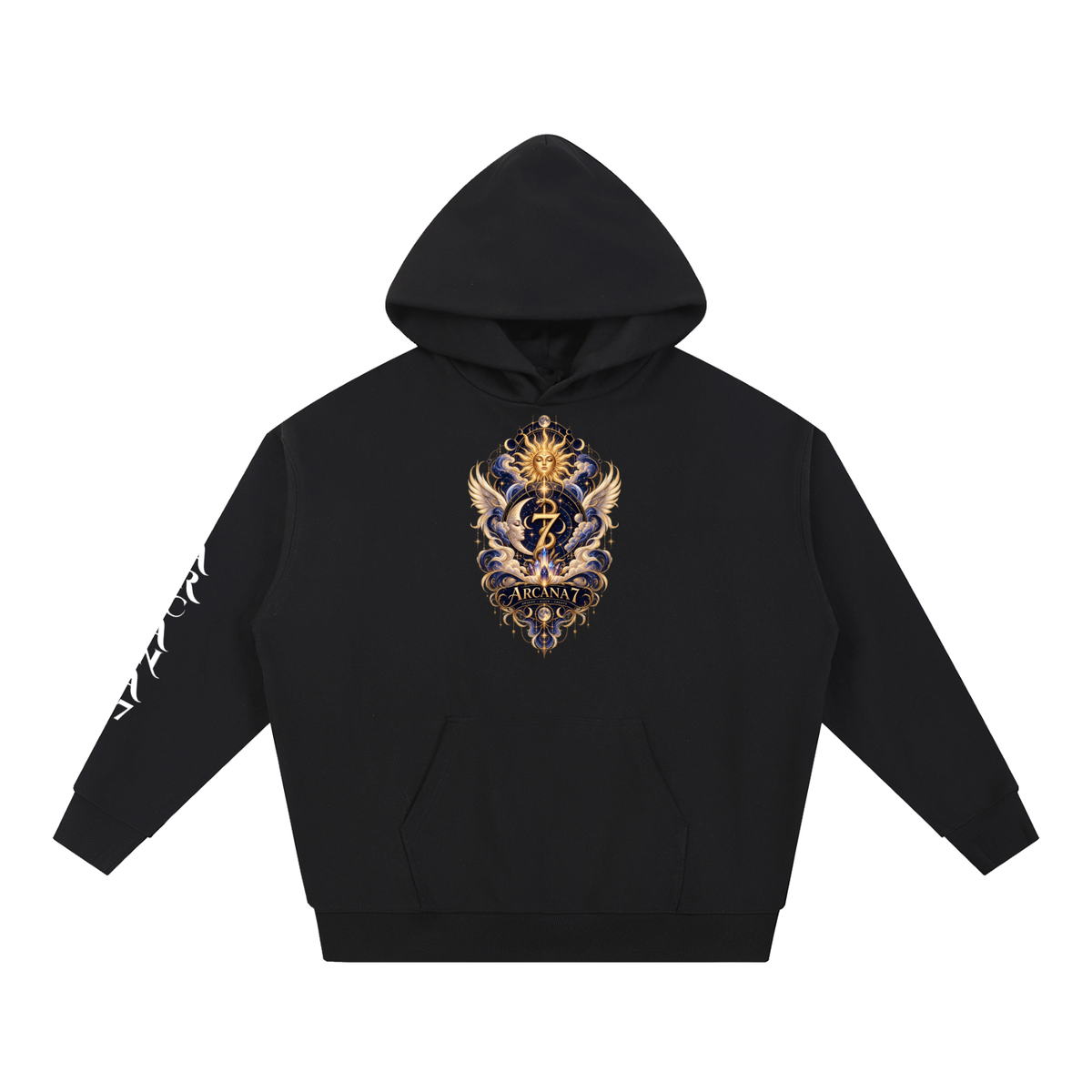 Arcana 7 Design 2 Essential Heavyweight Hoodie Unisex