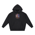 Tree of Life Design 2 Arcana 7 Essential Oversized Boxy Fit Fleece Hoodie Unisex