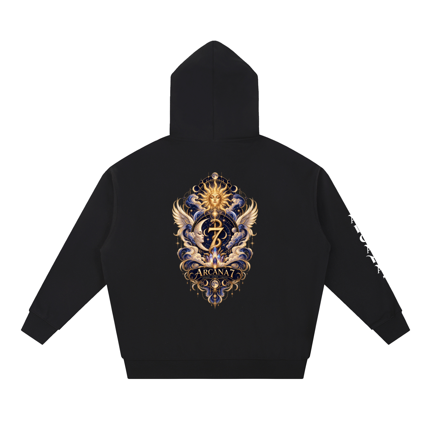 Arcana 7 Design 2 Essential Heavyweight Hoodie Unisex