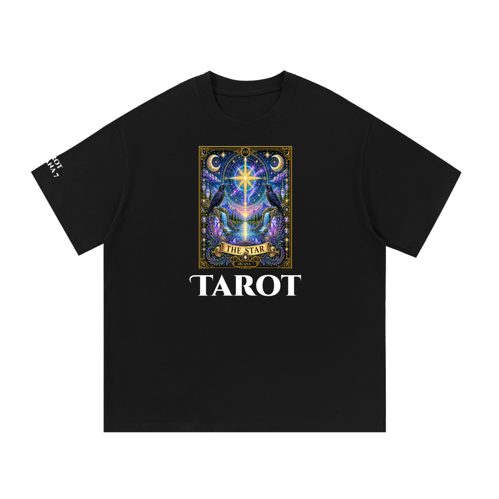 The Star Tarot Arcana 7 Essential Cotton T-Shirt Unisex