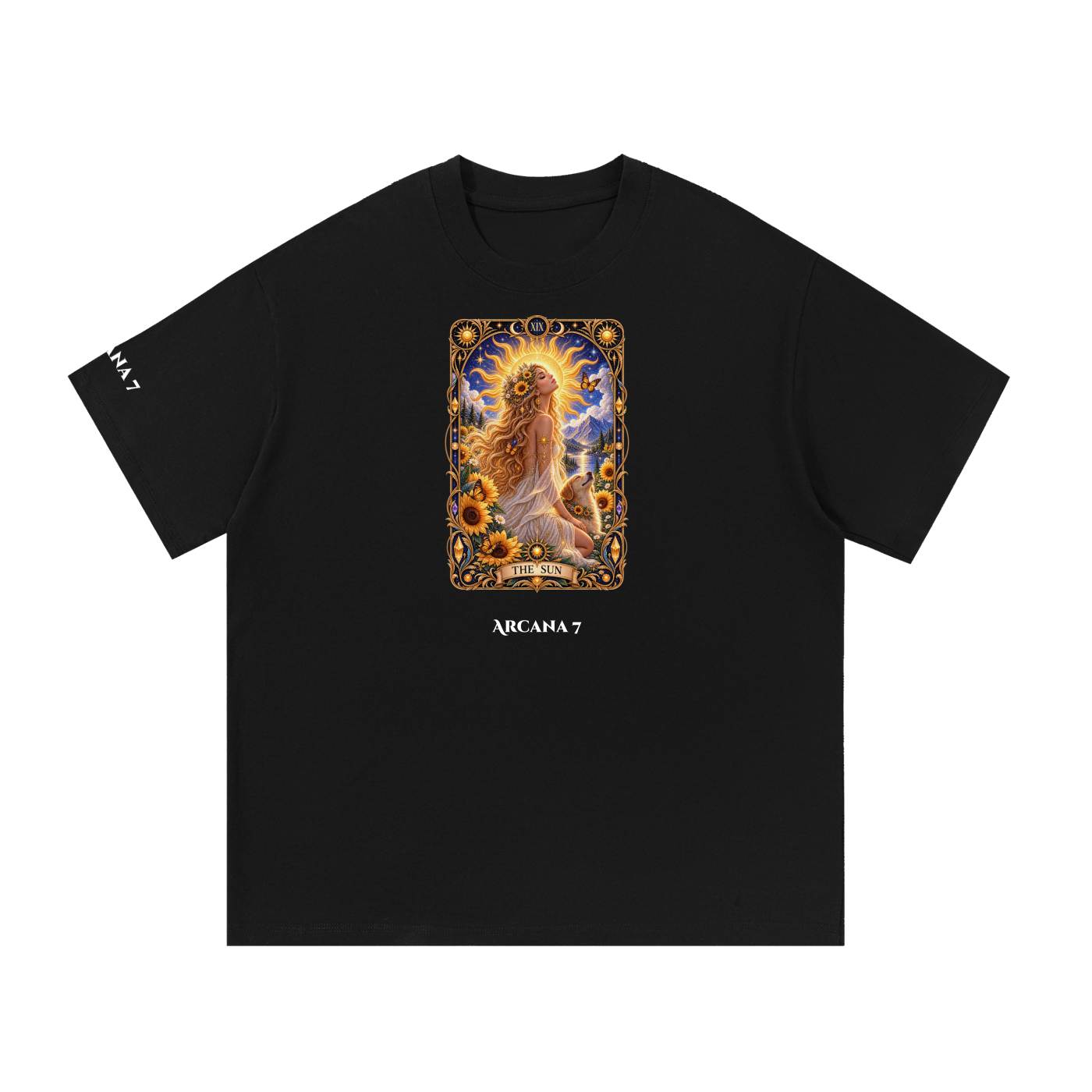 The Sun Tarot Card Essential Cotton T-Shirt Unisex
