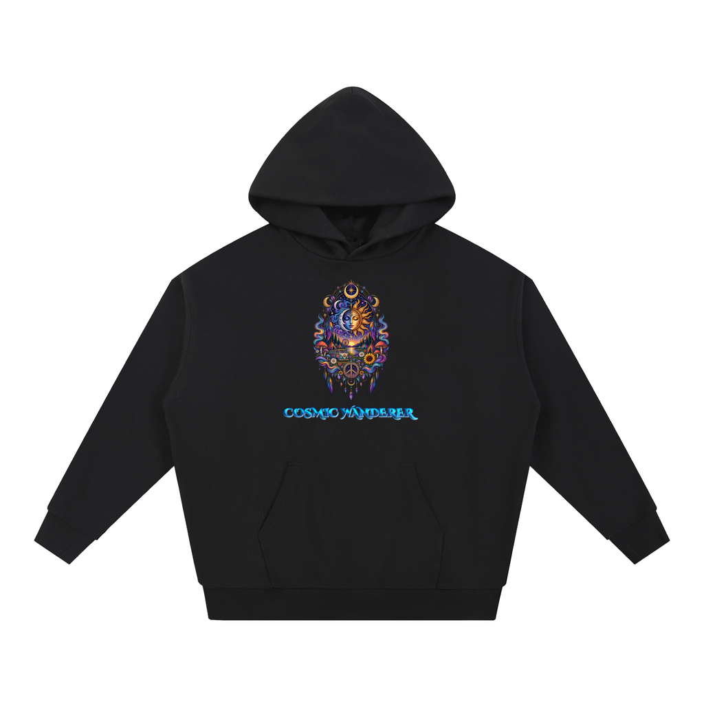 Cosmic Wanderer Design 1 Essential Heavyweight Hoodie Unisex