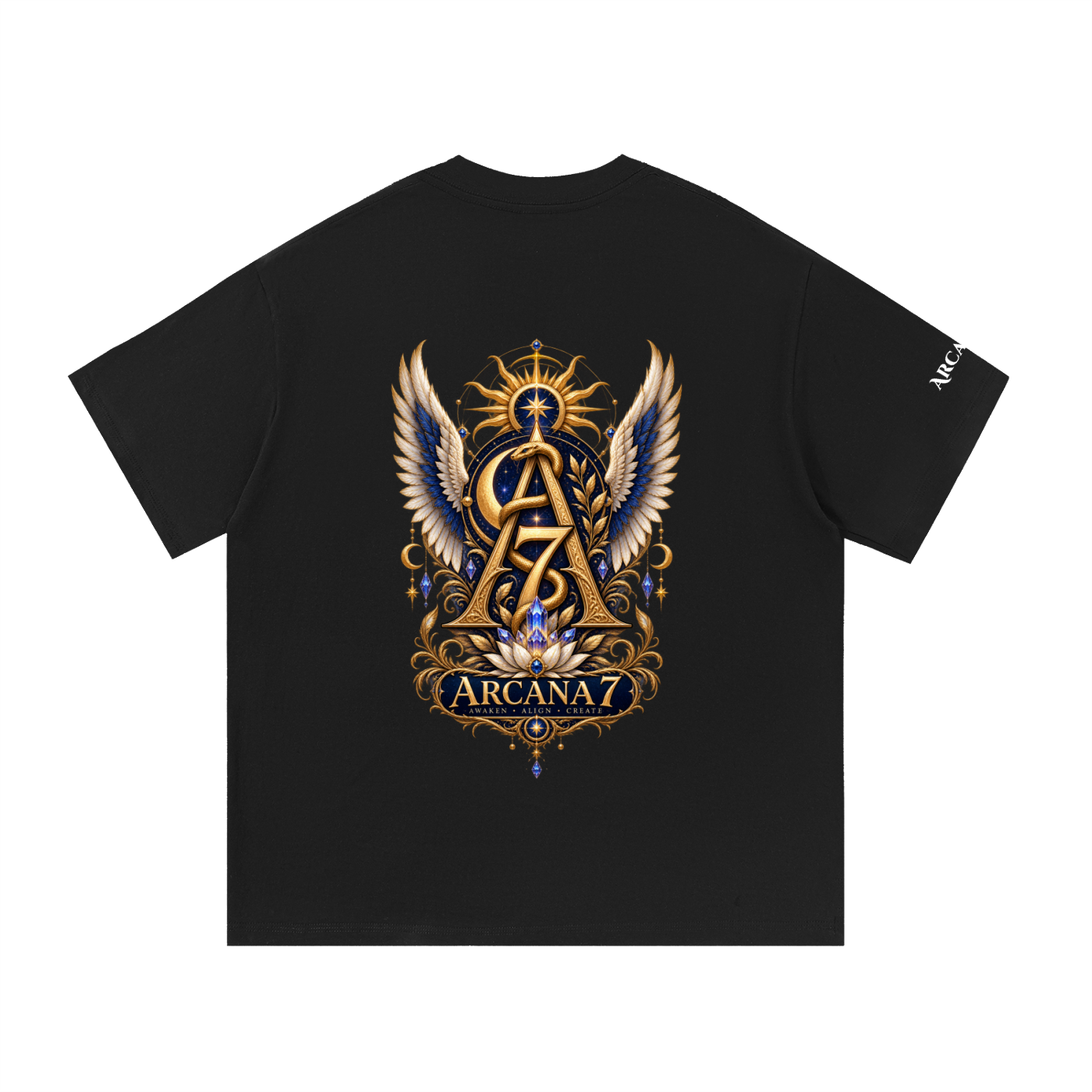 Arcana 7 Design 1  Essential Cotton T-Shirt Unisex