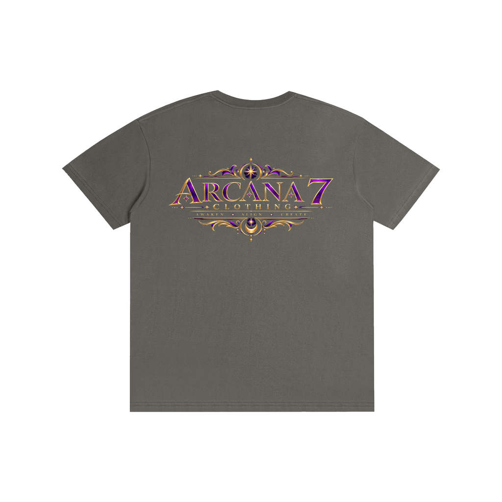 Logo Arcana 7 Pure Cotton Unisex T-Shirt Unisex