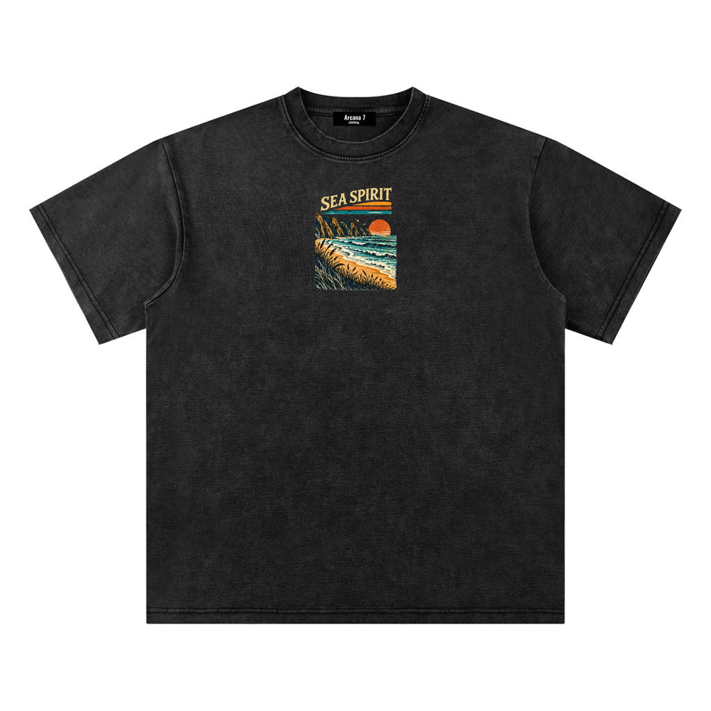 Beach Waves Bamboo Slub Snow Washed T-Shirt