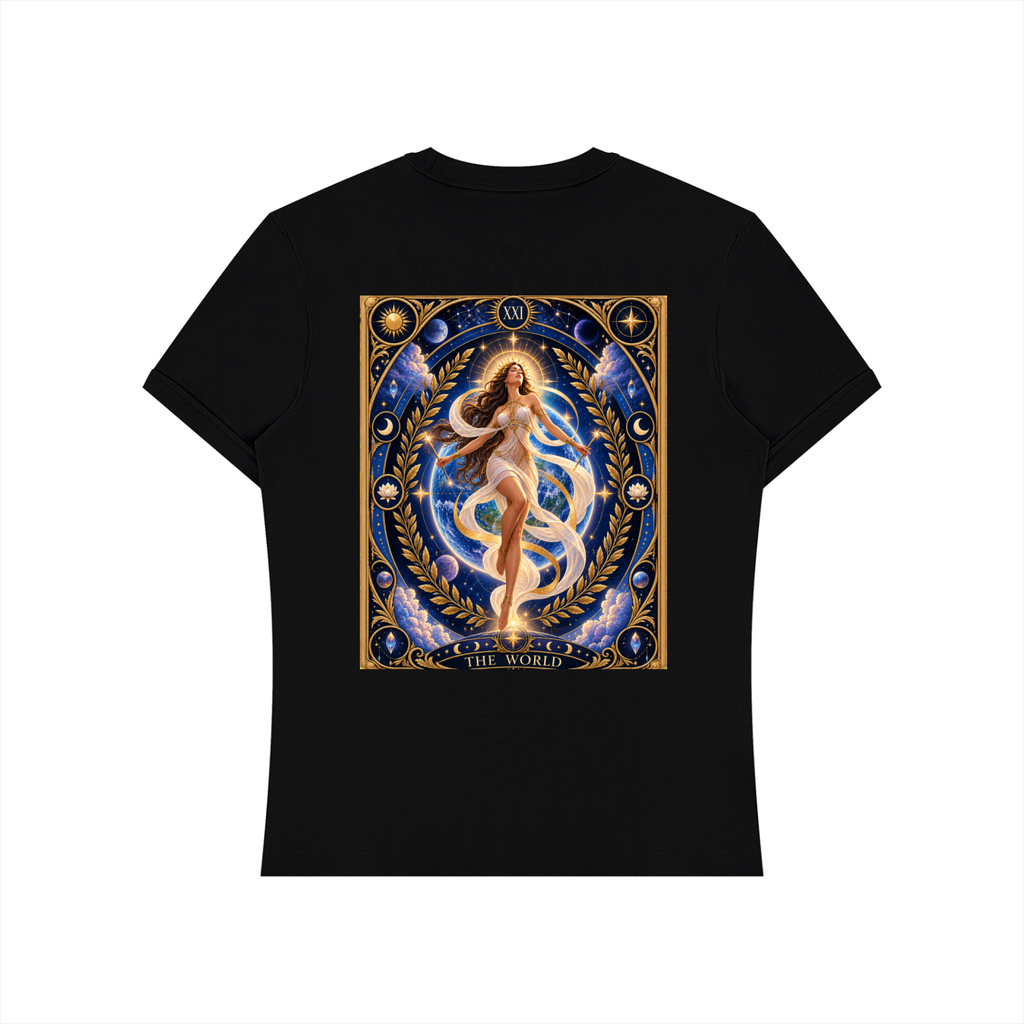 The World Tarot  Arcana 7  Heavyweight Slim Fit T-Shirt Unisex