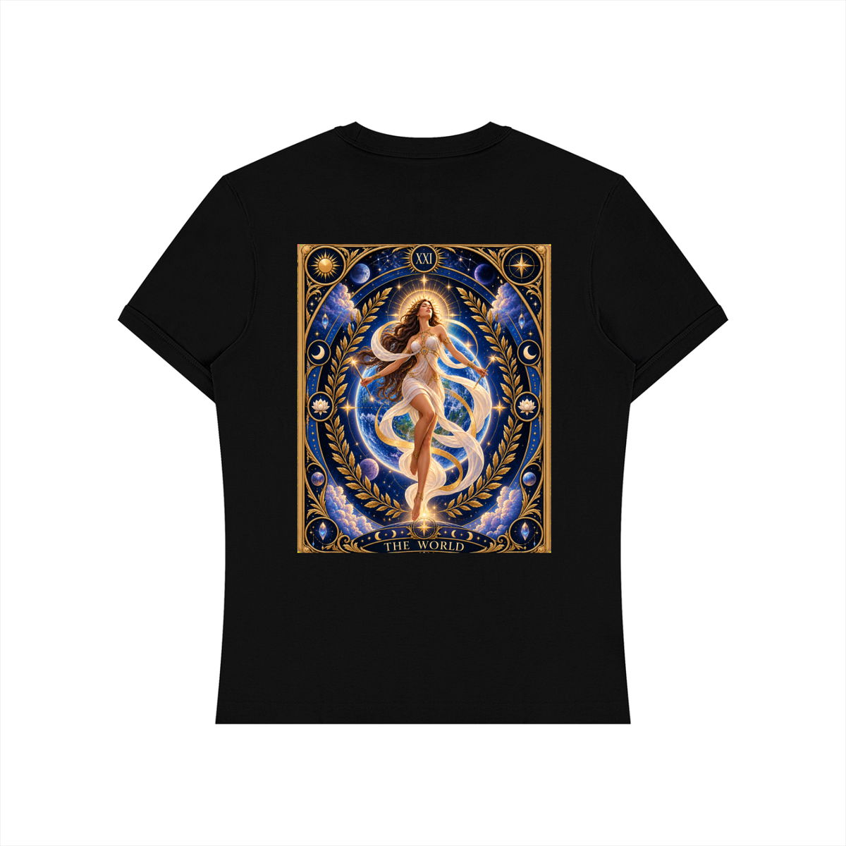 The World Tarot  Arcana 7  Heavyweight Slim Fit T-Shirt Unisex