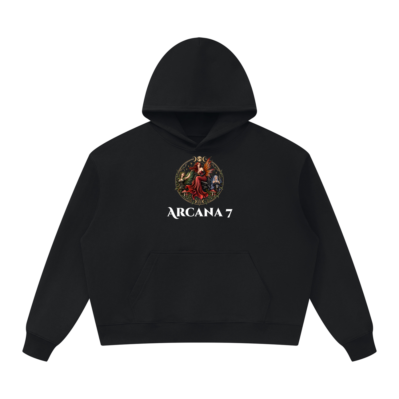 Angelic Design 1 Arcana 7 Unisex Oversized Heavyweight Hoodie