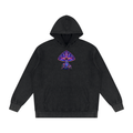 Crazy People Mushi Unisex Mineral Wash Oversized Hoodie Unisex