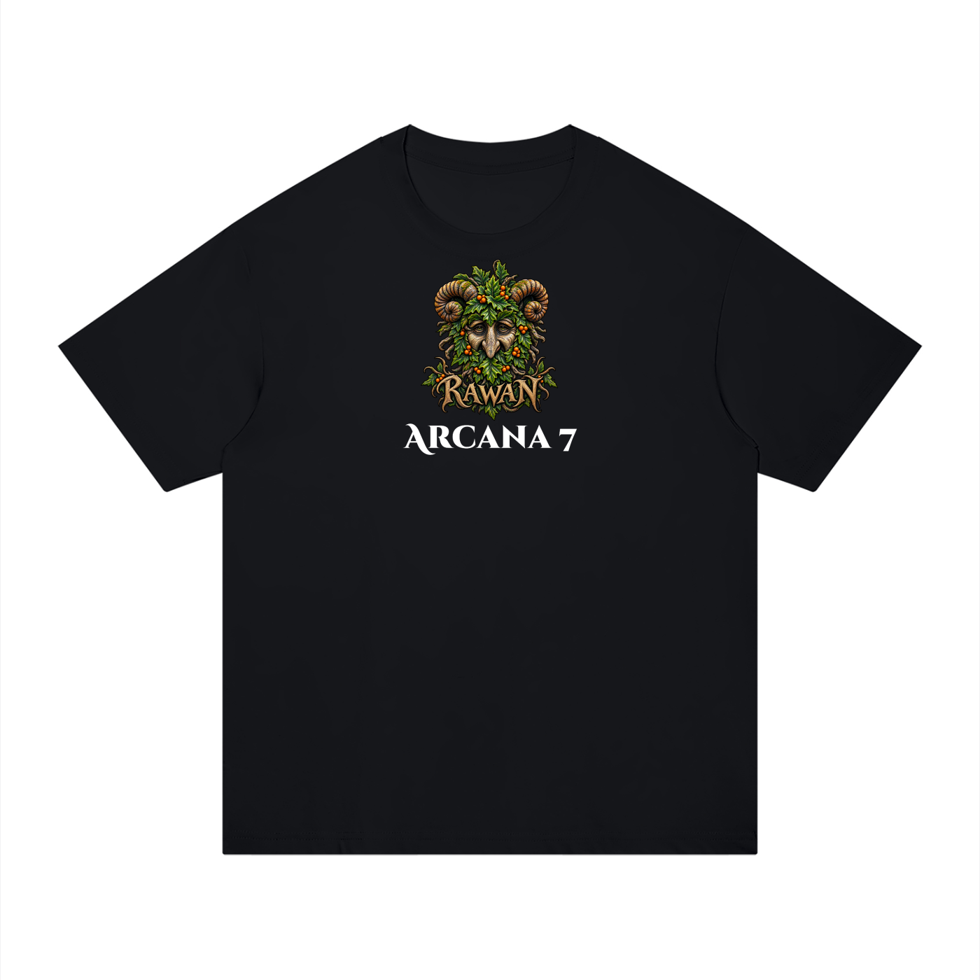 Rawan- Arcana 7  Regular Fit Cotton T-Shirt Unisex