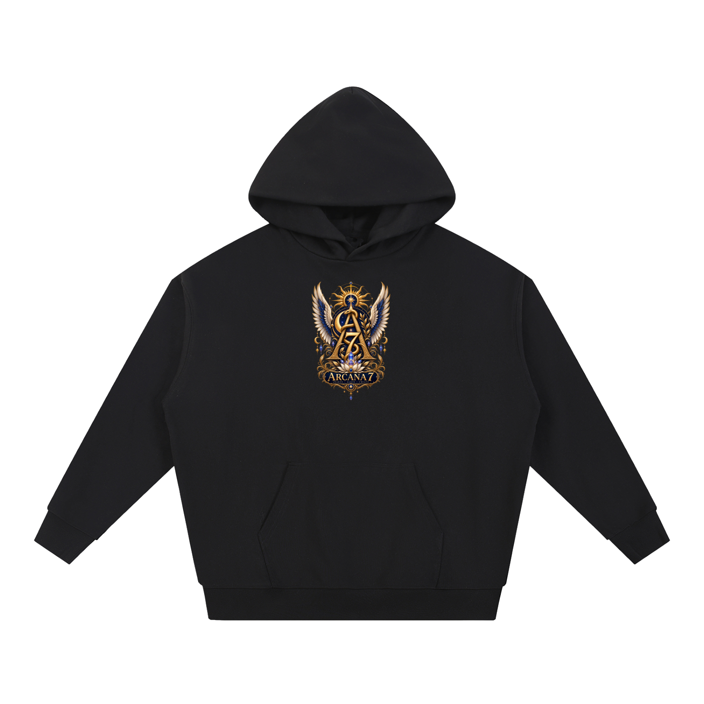Arcana 7 Design 1 Essential Heavyweight Hoodie Unisex