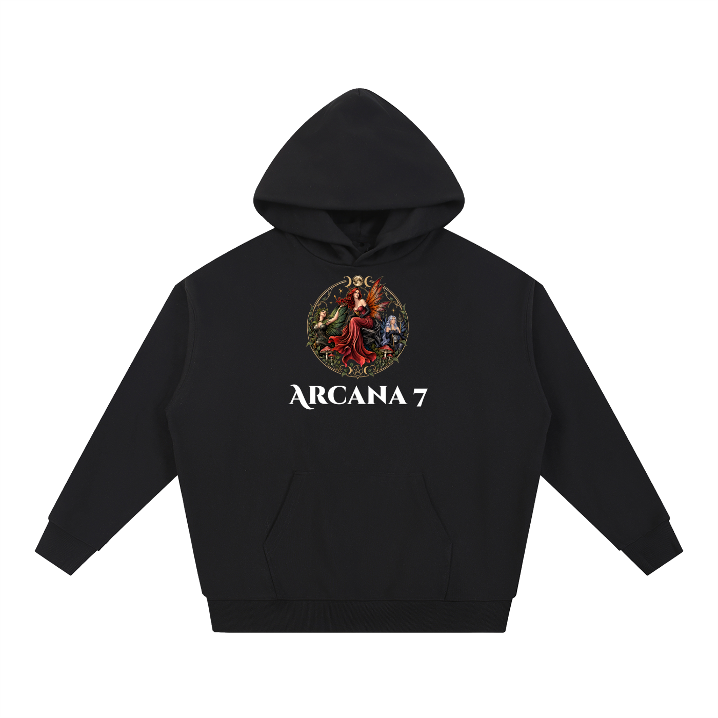 Angelic Design 1 Arcana7 Essential Heavyweight Hoodie Unisex