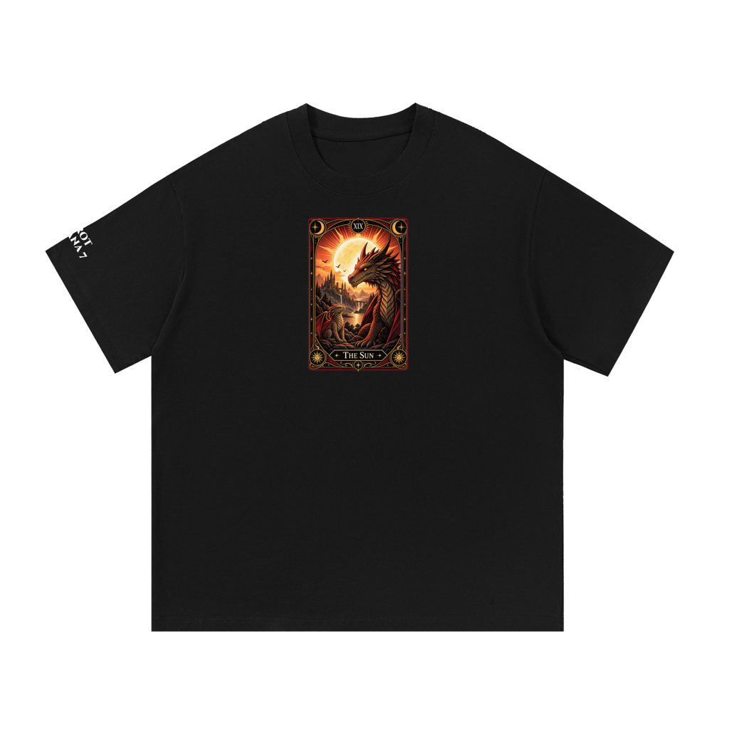 Sun Tarot Shadow Deck Dragon Essential Cotton T-Shirt Unisex