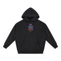Cosmic Wanderer Design 2 Essential Oversized Boxy Fit Fleece Hoodie Unisex