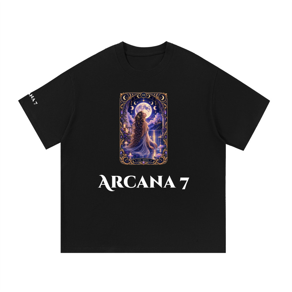 The Moon Tarot Card Essential Cotton T-Shirt Unisex