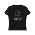 Cat/Raven, Magic in the Shadows Unisex Heavyweight Cotton T-Shirt