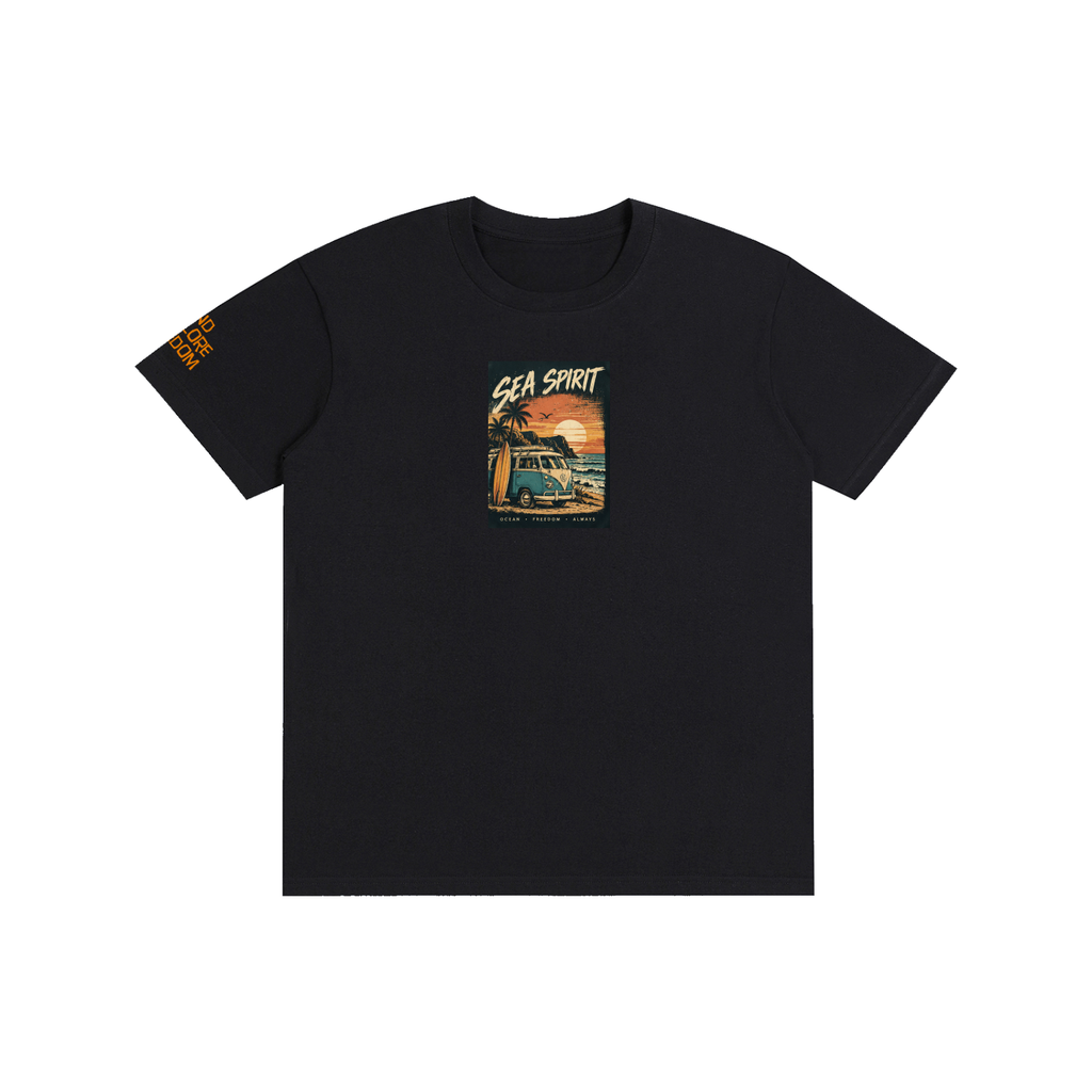 Campervan Sea Spirit Theme Pure Cotton Unisex T-Shirt