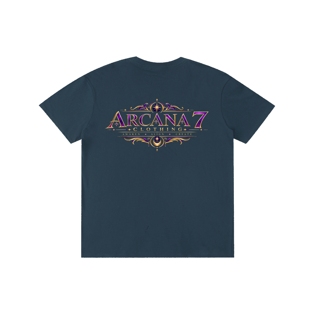 Logo Arcana 7 Pure Cotton Unisex T-Shirt Unisex