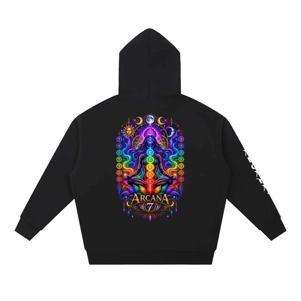 Chakra 1 Design Essential Heavyweight Hoodie Unisex