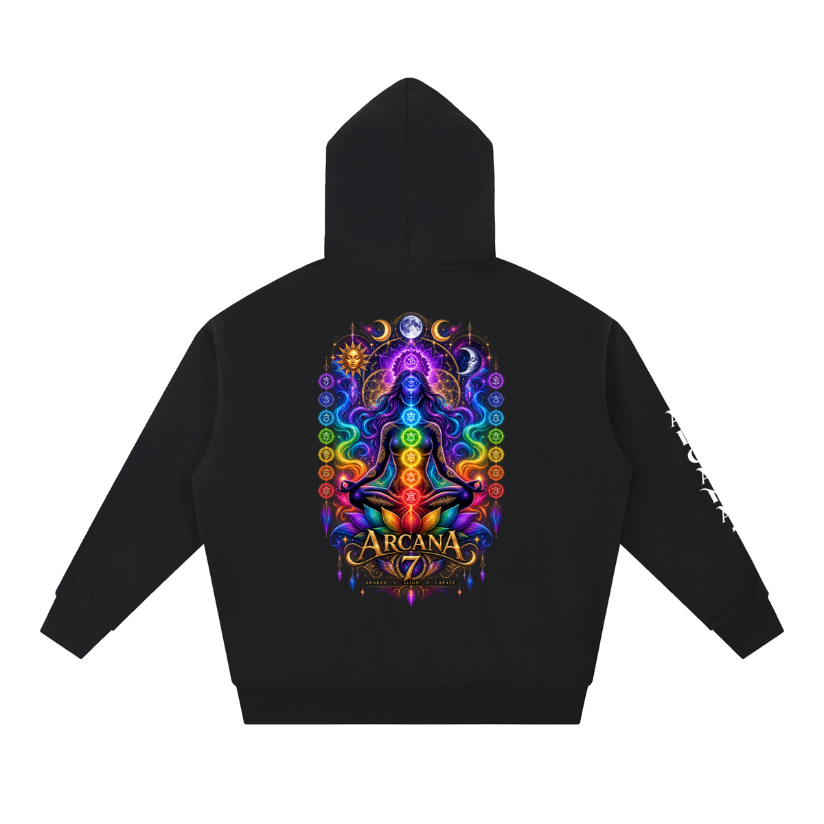 Chakra 1 Design Essential Heavyweight Hoodie Unisex