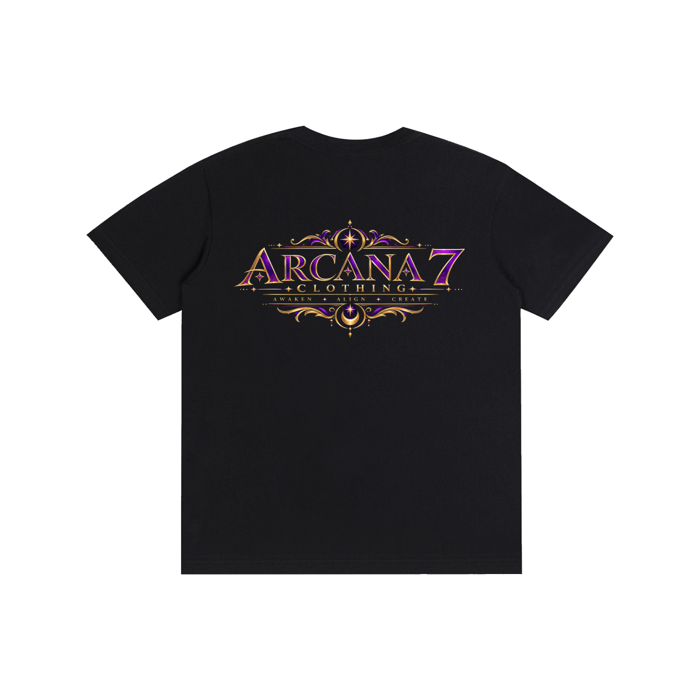 Logo Arcana 7 Pure Cotton Unisex T-Shirt Unisex