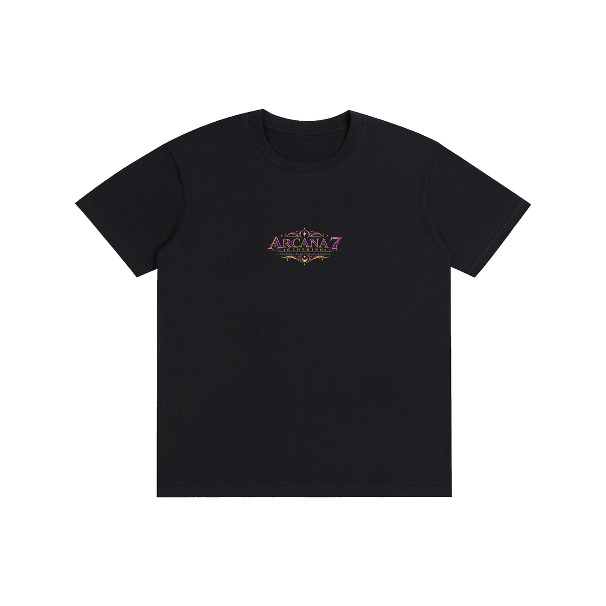 Logo Arcana 7 Pure Cotton Unisex T-Shirt Unisex