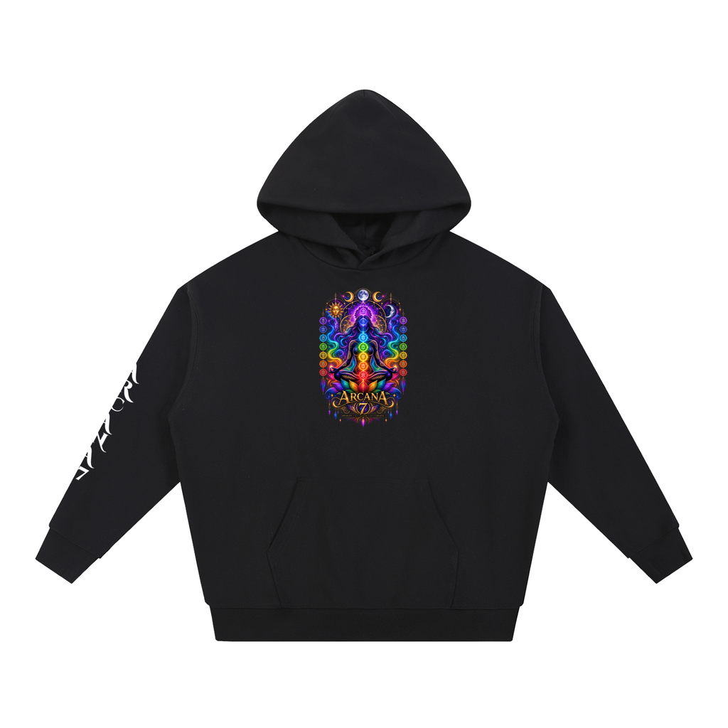 Chakra 1 Design Essential Heavyweight Hoodie Unisex