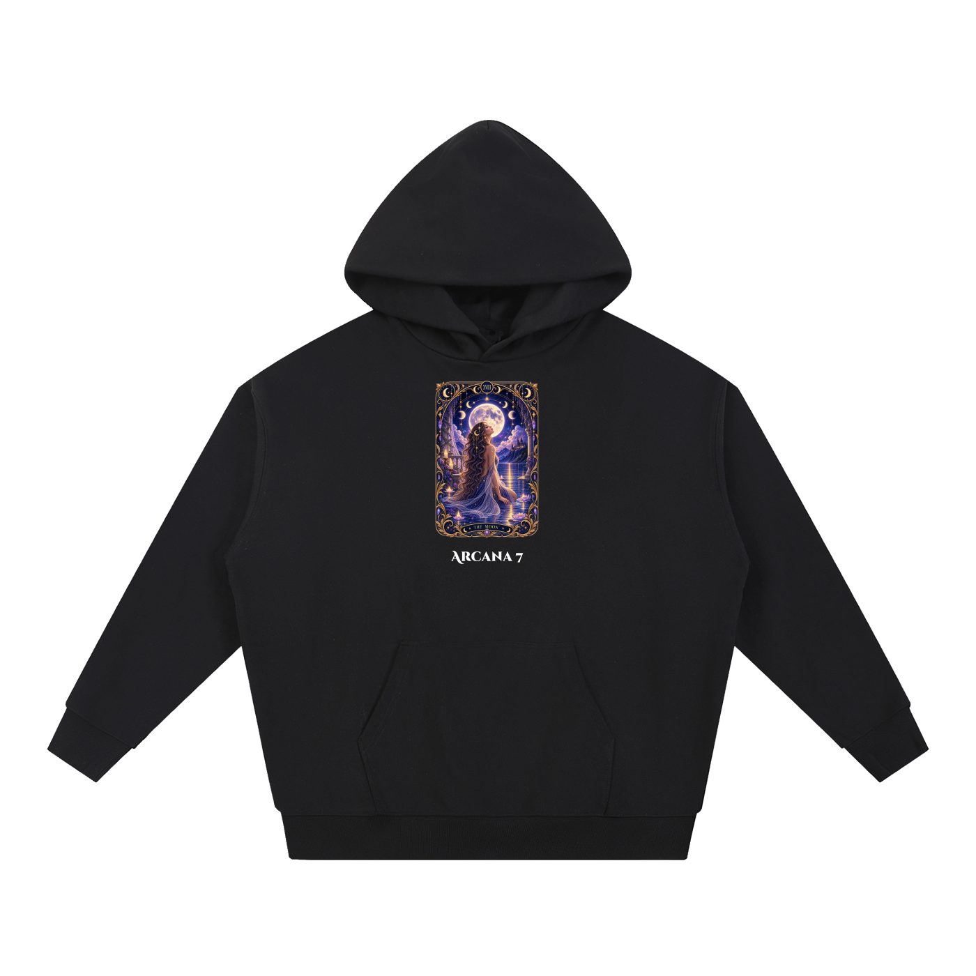 The Moon Tarot Essential Heavyweight Hoodie Unisex