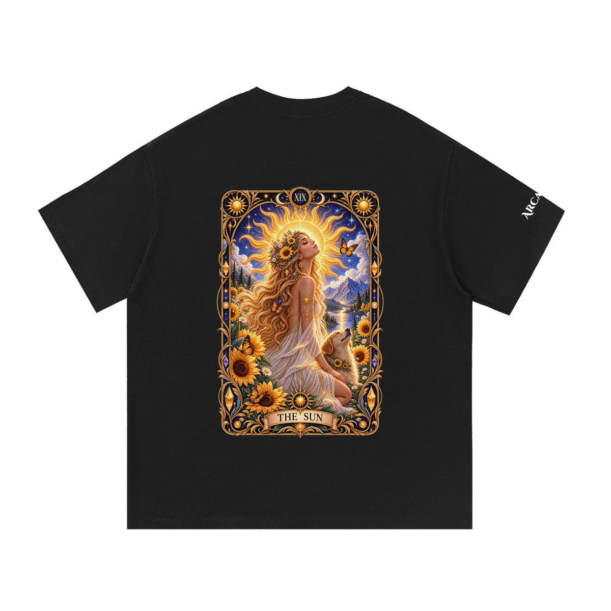The Sun Tarot Card Essential Cotton T-Shirt Unisex